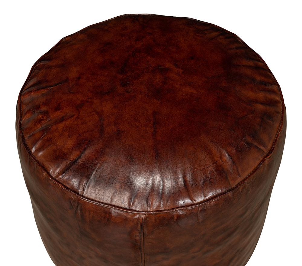 Sarreid Ltd - Soccerball Stool - Brown - 29377 veiw 9