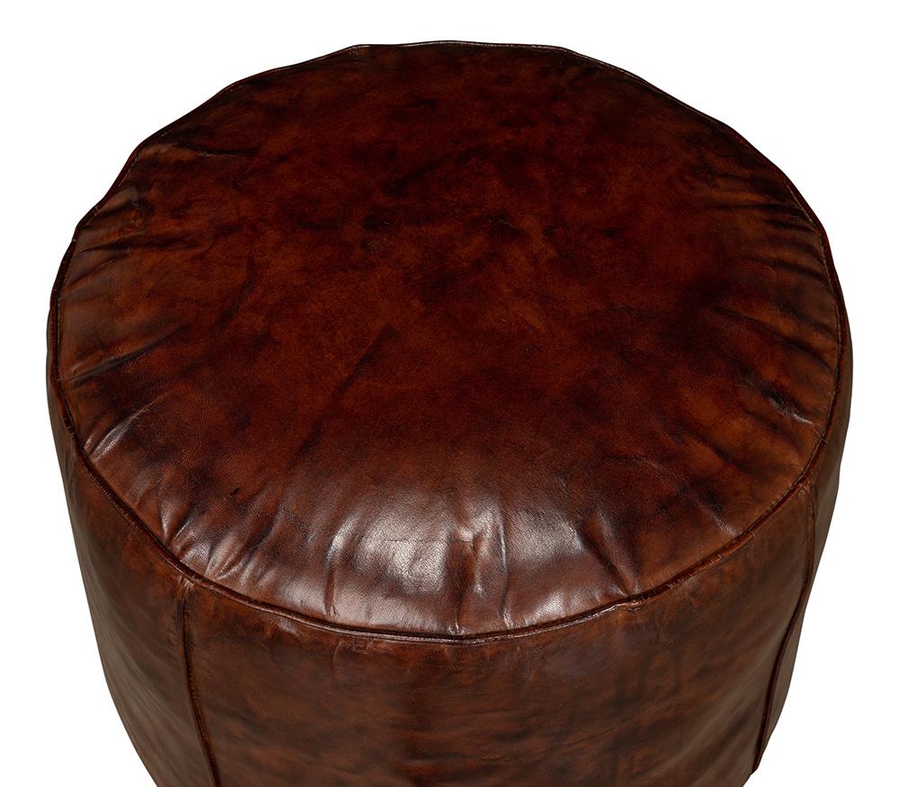 Sarreid Ltd - Soccerball Stool - Brown - 29377 veiw 10