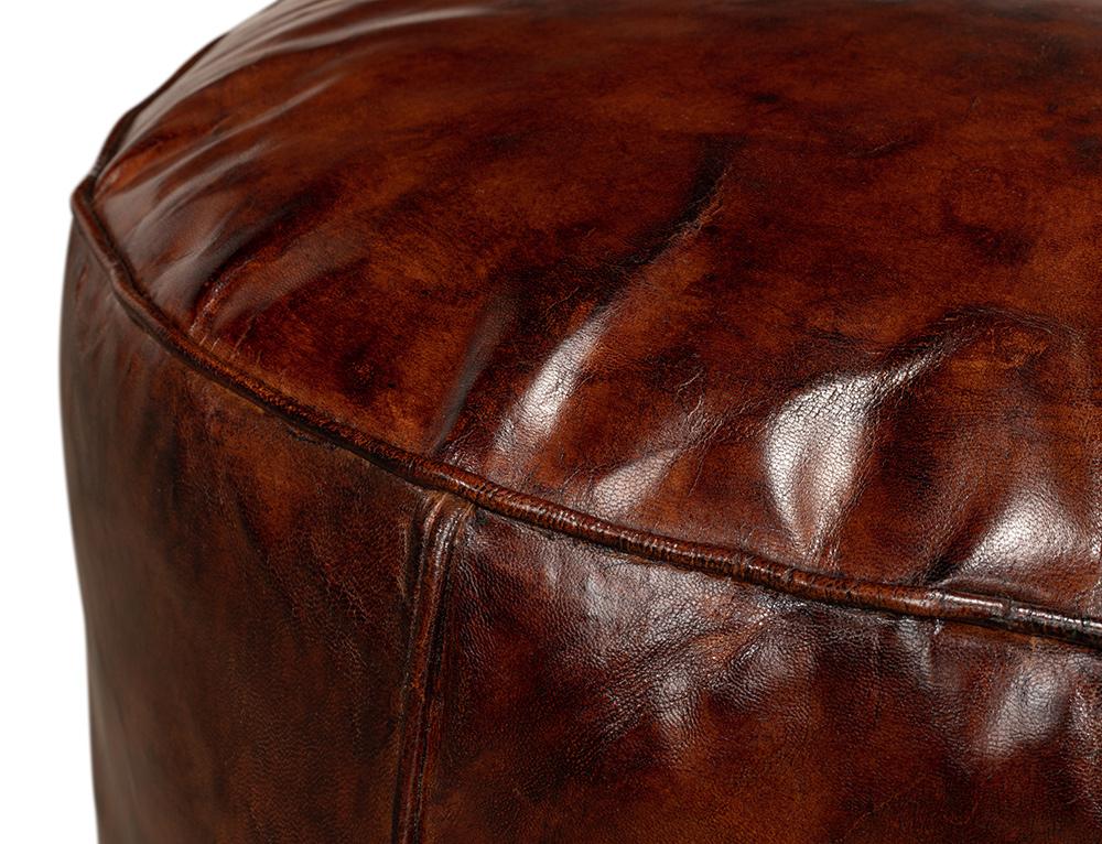 Sarreid Ltd - Soccerball Stool - Brown - 29377 veiw 11