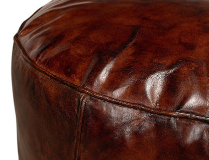 Sarreid Ltd - Soccerball Stool - Brown - 29377 veiw 11