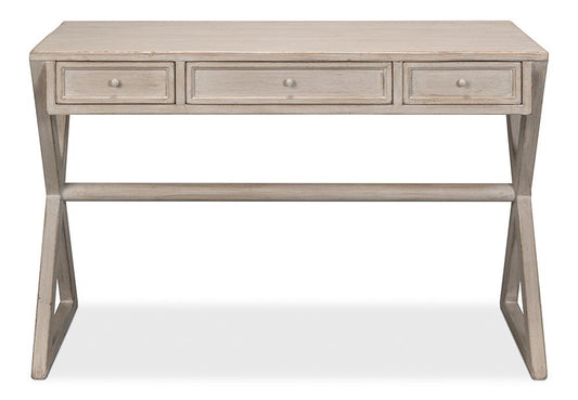 Sarreid Ltd - Kitchen Desk, Stone Grey - 40390-1 veiw 2