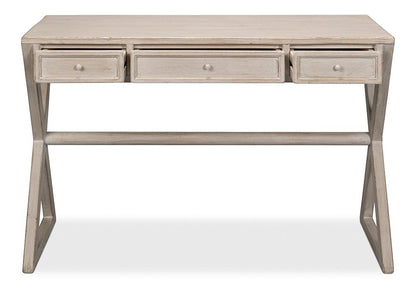 Sarreid Ltd - Kitchen Desk, Stone Grey - 40390-1 veiw 3
