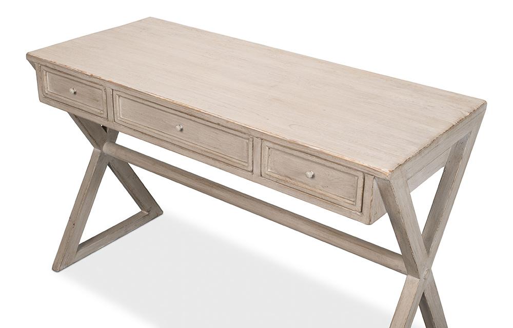 Sarreid Ltd - Kitchen Desk, Stone Grey - 40390-1 veiw 4