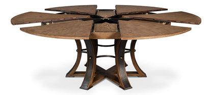 Sarreid Ltd - Tower Jupe Dining Table,Lrg,Light Mink - 54225-LM veiw 2