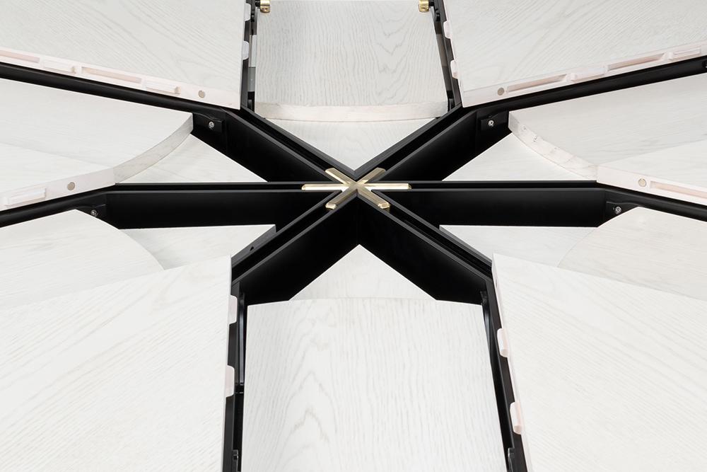 Sarreid Ltd - Tower Jupe Dining Table,Lrg,Working Wht - 54225-WW veiw 8