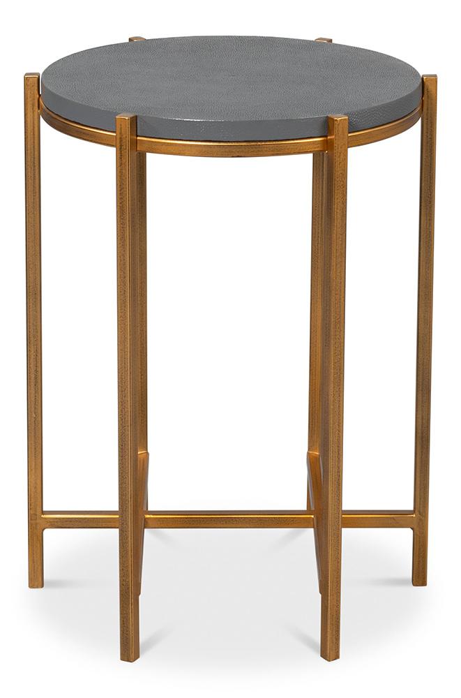 Sarreid Ltd - Spence Side Table, Quiet Shade - 54006-1 veiw 2