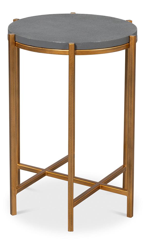 Sarreid Ltd - Spence Side Table, Quiet Shade - 54006-1 veiw 3