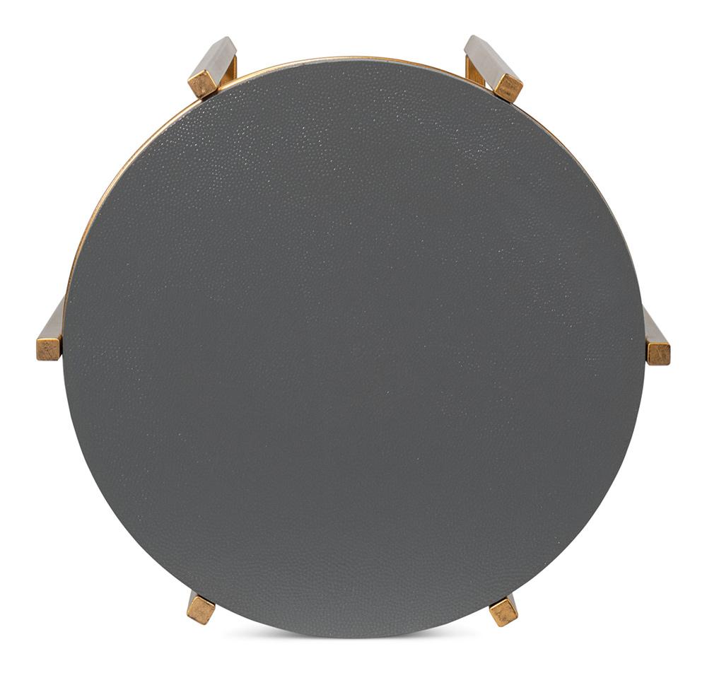 Sarreid Ltd - Spence Side Table, Quiet Shade - 54006-1 veiw 5