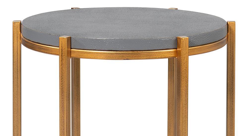 Sarreid Ltd - Spence Side Table, Quiet Shade - 54006-1 veiw 6