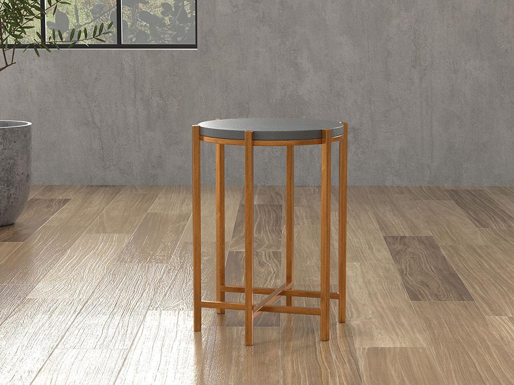 Sarreid Ltd - Spence Side Table, Quiet Shade - 54006-1 veiw 7