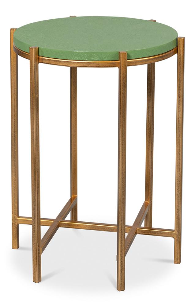 Sarreid Ltd - Spence Side Table, Watercress - 54006-3 veiw 1