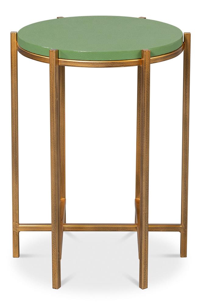Sarreid Ltd - Spence Side Table, Watercress - 54006-3 veiw 2