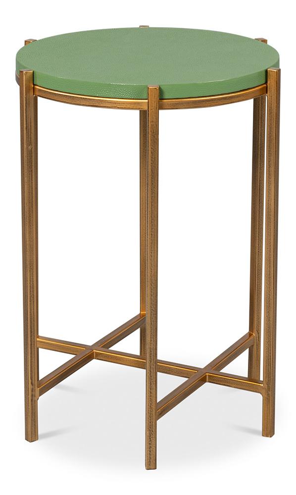 Sarreid Ltd - Spence Side Table, Watercress - 54006-3 veiw 3