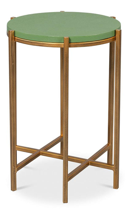 Sarreid Ltd - Spence Side Table, Watercress - 54006-3 veiw 3