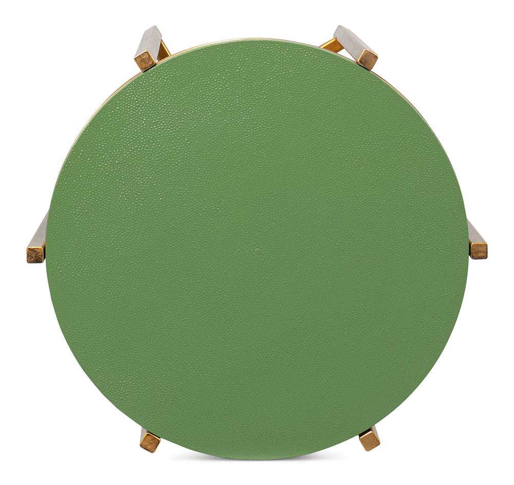 Sarreid Ltd - Spence Side Table, Watercress - 54006-3 veiw 5