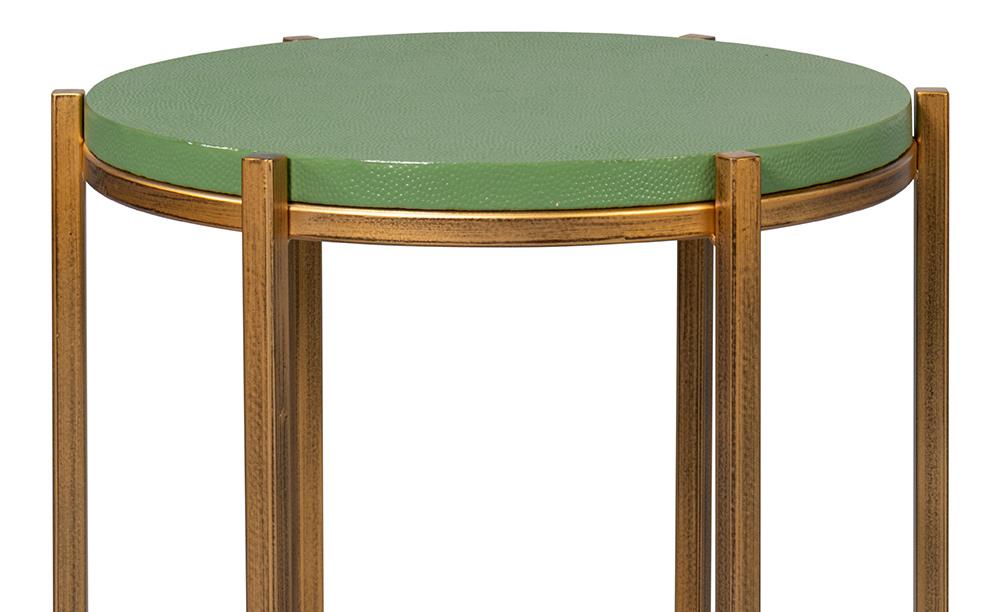 Sarreid Ltd - Spence Side Table, Watercress - 54006-3 veiw 6