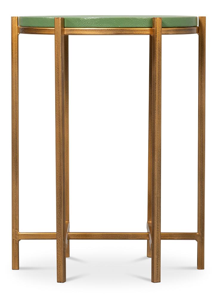 Sarreid Ltd - Spence Side Table, Watercress - 54006-3 veiw 7