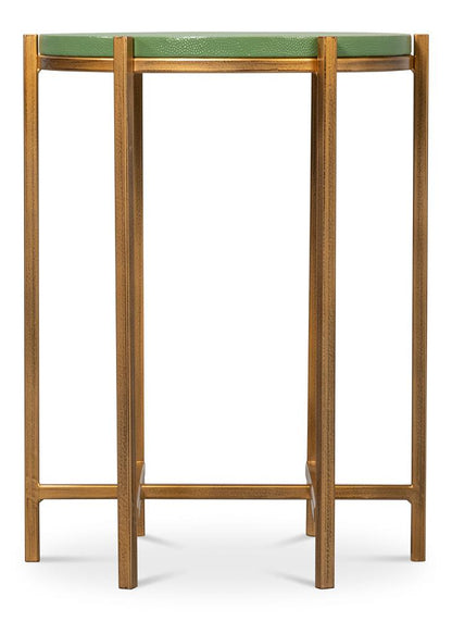 Sarreid Ltd - Spence Side Table, Watercress - 54006-3 veiw 7
