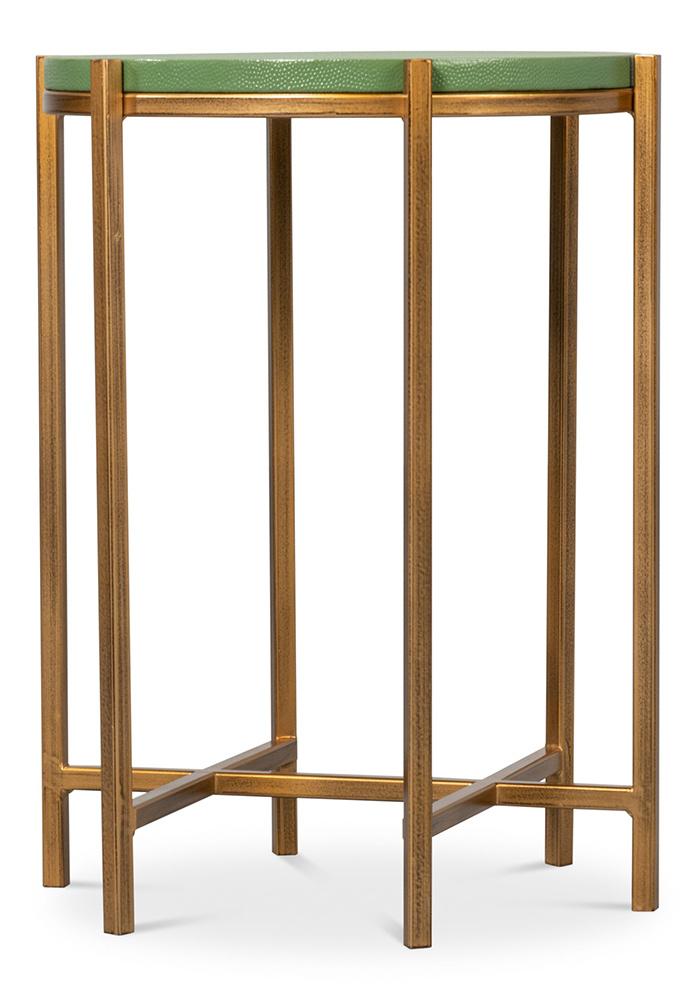 Sarreid Ltd - Spence Side Table, Watercress - 54006-3 veiw 8