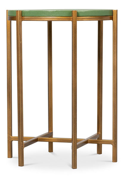 Sarreid Ltd - Spence Side Table, Watercress - 54006-3 veiw 8