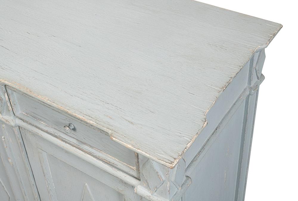 Sarreid Ltd - Diamond Wall Sideboard, Blue/Grey - 40121-7 veiw 5
