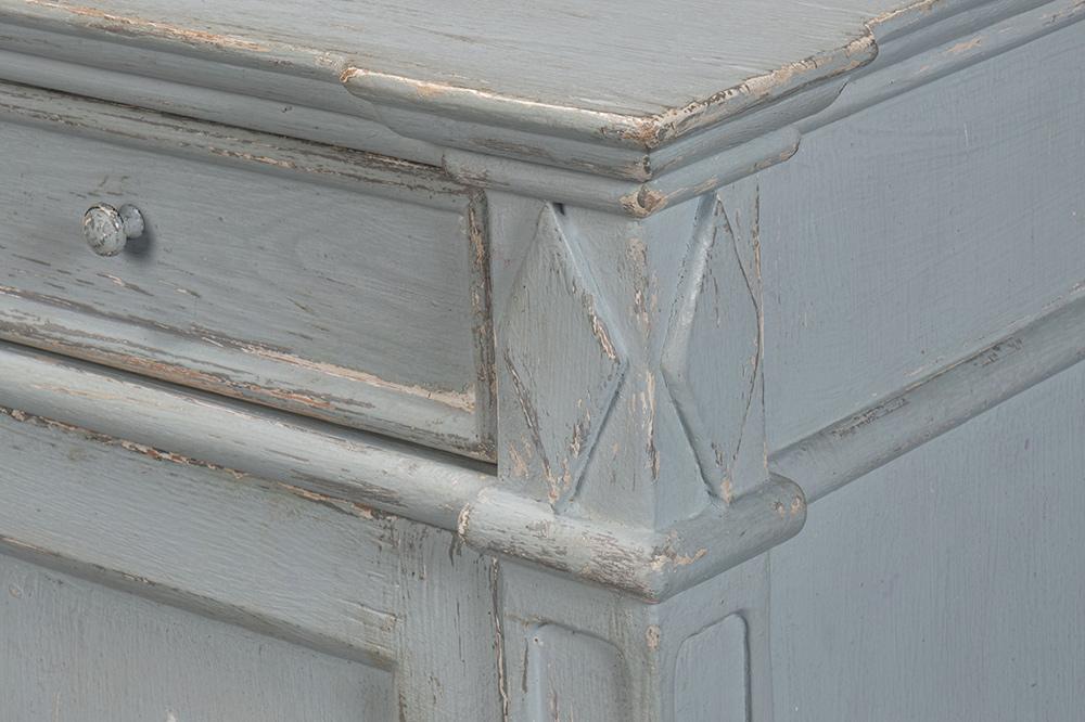 Sarreid Ltd - Diamond Wall Sideboard, Blue/Grey - 40121-7 veiw 10