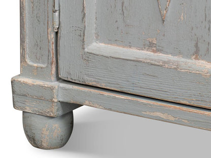 Sarreid Ltd - Diamond Wall Sideboard, Blue/Grey - 40121-7 veiw 11