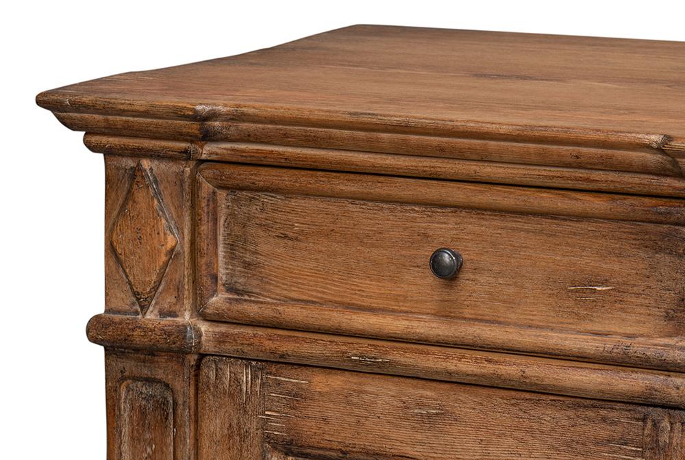 Sarreid Ltd - Diamond Wall Sideboard, Brown - 40121-2 veiw 6