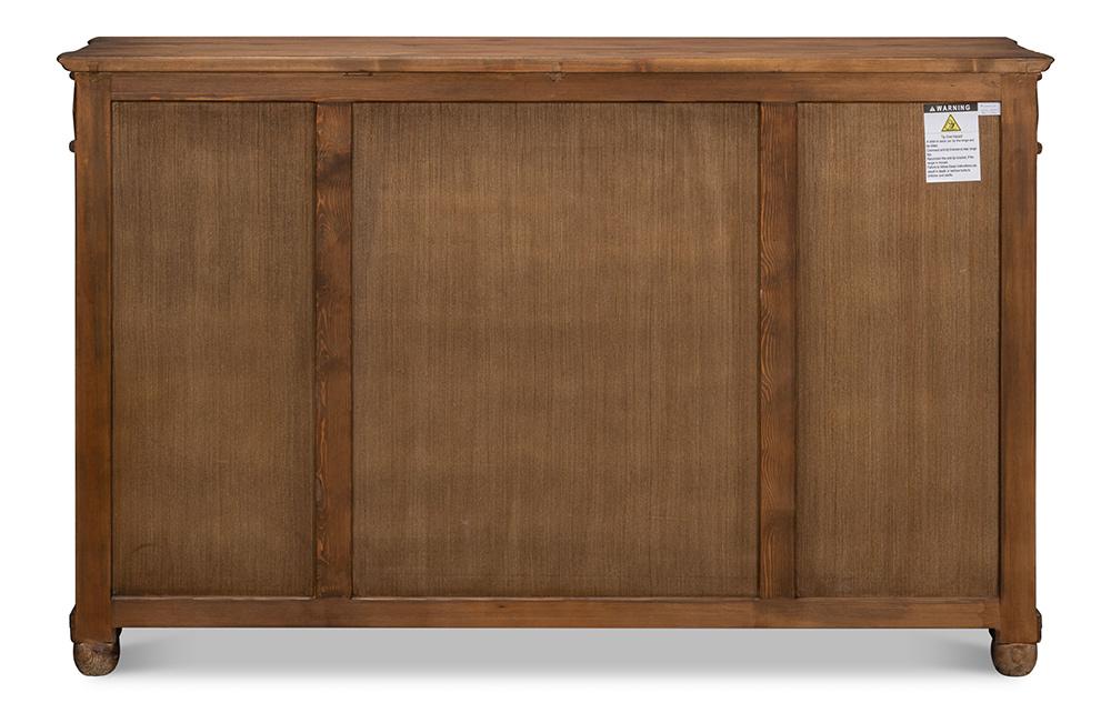 Sarreid Ltd - Diamond Wall Sideboard, Brown - 40121-2 veiw 7