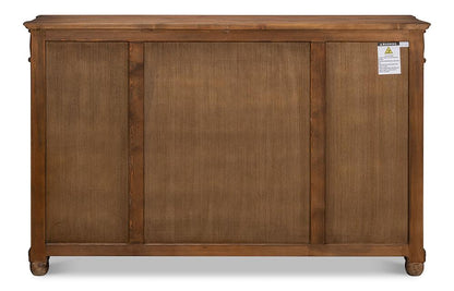 Sarreid Ltd - Diamond Wall Sideboard, Brown - 40121-2 veiw 7