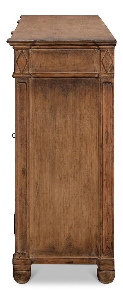 Sarreid Ltd - Diamond Wall Sideboard, Brown - 40121-2 veiw 8