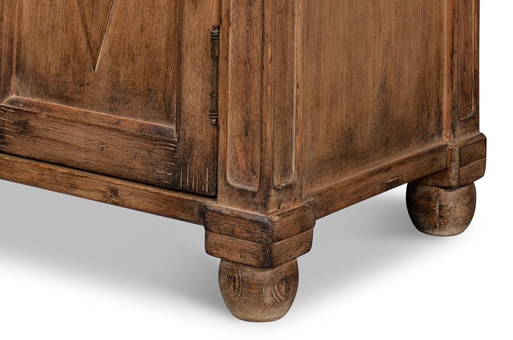 Sarreid Ltd - Diamond Wall Sideboard, Brown - 40121-2 veiw 11