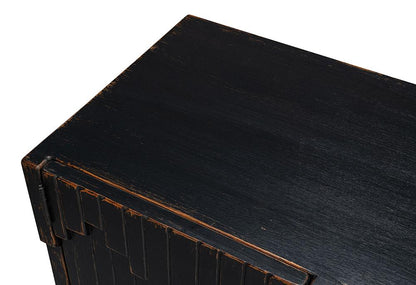 Sarreid Ltd - Aztec Sideboard, Black - 40383-5 veiw 5