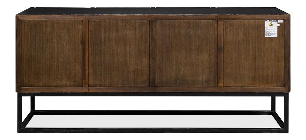 Sarreid Ltd - Aztec Sideboard, Black - 40383-5 veiw 9