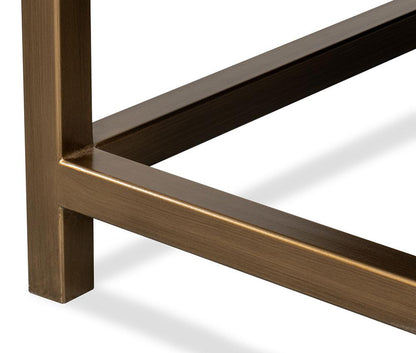 Sarreid Ltd - Gideon Shagreen Sq.Coffee Table, Blue - 54004-4 veiw 11