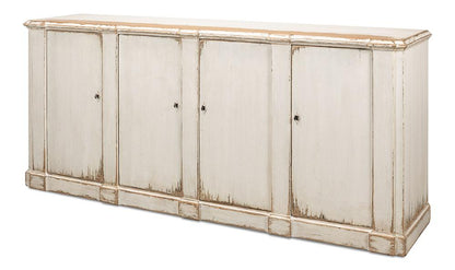 Sarreid Ltd - Villefranche Sideboard - White - 40758 veiw 1