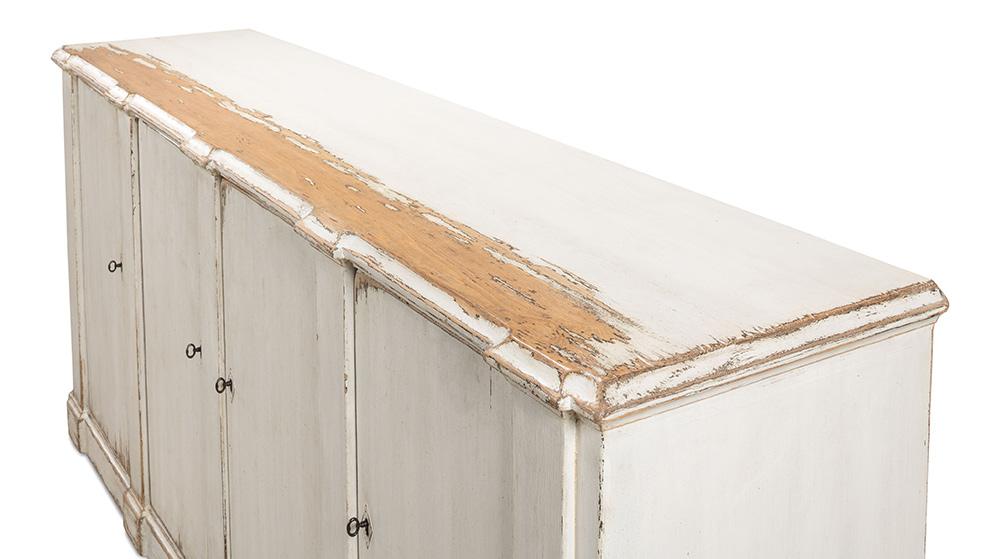 Sarreid Ltd - Villefranche Sideboard - White - 40758 veiw 4