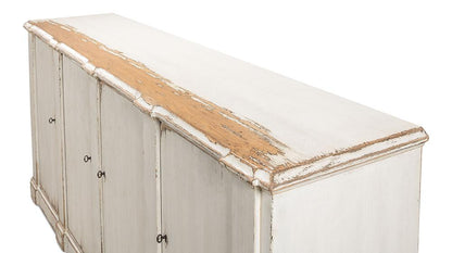 Sarreid Ltd - Villefranche Sideboard - White - 40758 veiw 4