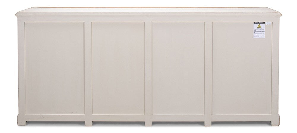 Sarreid Ltd - Villefranche Sideboard - White - 40758 veiw 8
