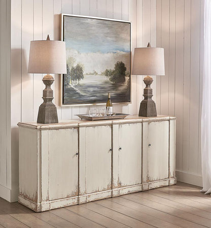 Sarreid Ltd - Villefranche Sideboard - White - 40758 veiw 9