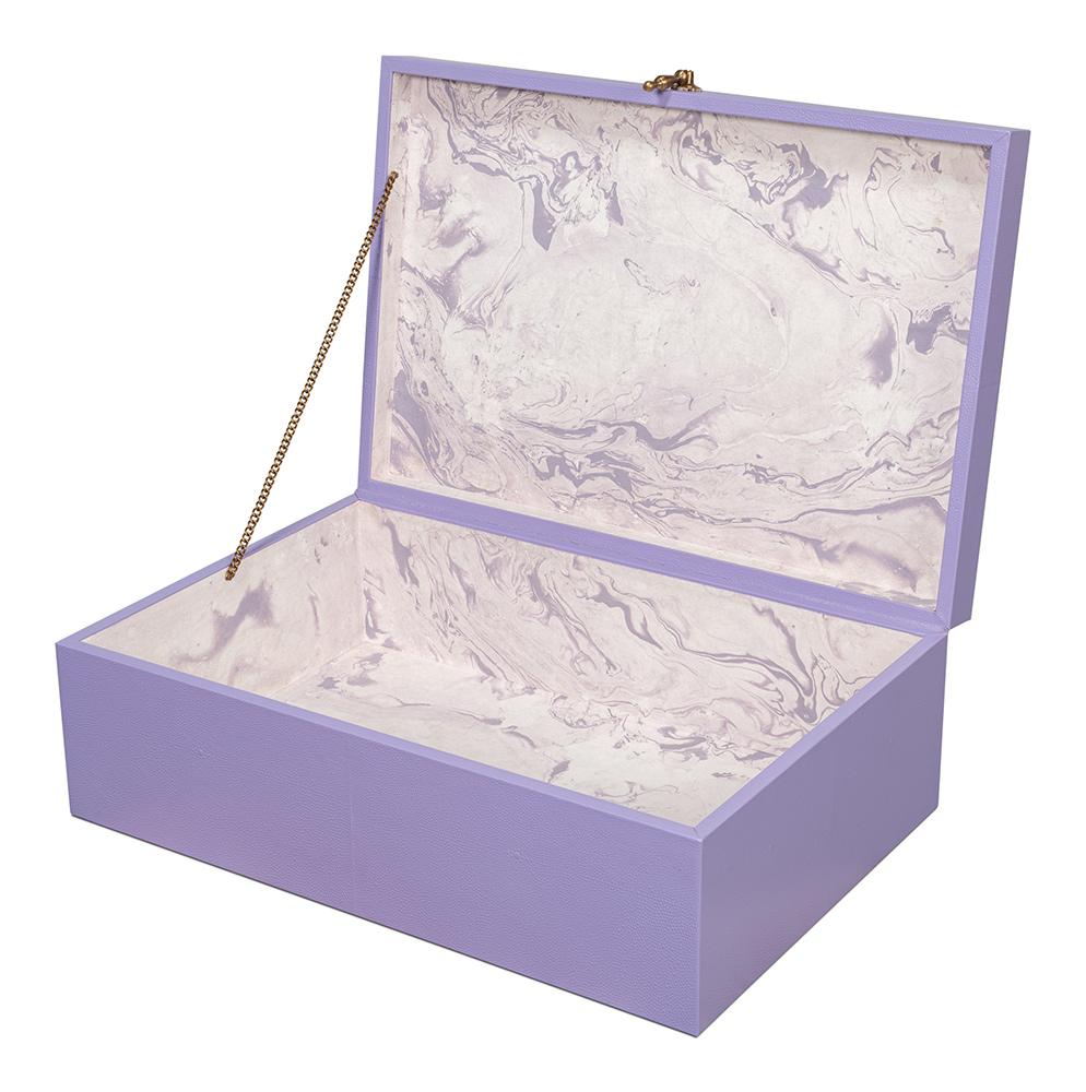 Sarreid Ltd - Cosmos Nesting Boxes,S/3,Lilac - 54007-7 veiw 5