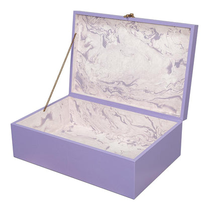 Sarreid Ltd - Cosmos Nesting Boxes,S/3,Lilac - 54007-7 veiw 5