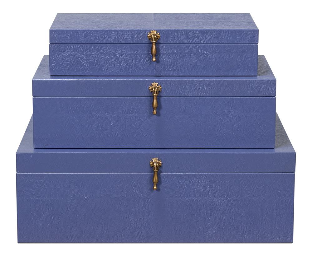 Sarreid Ltd - Cosmos Nesting Boxes,S/3 Marlin - 54007-2 veiw 2