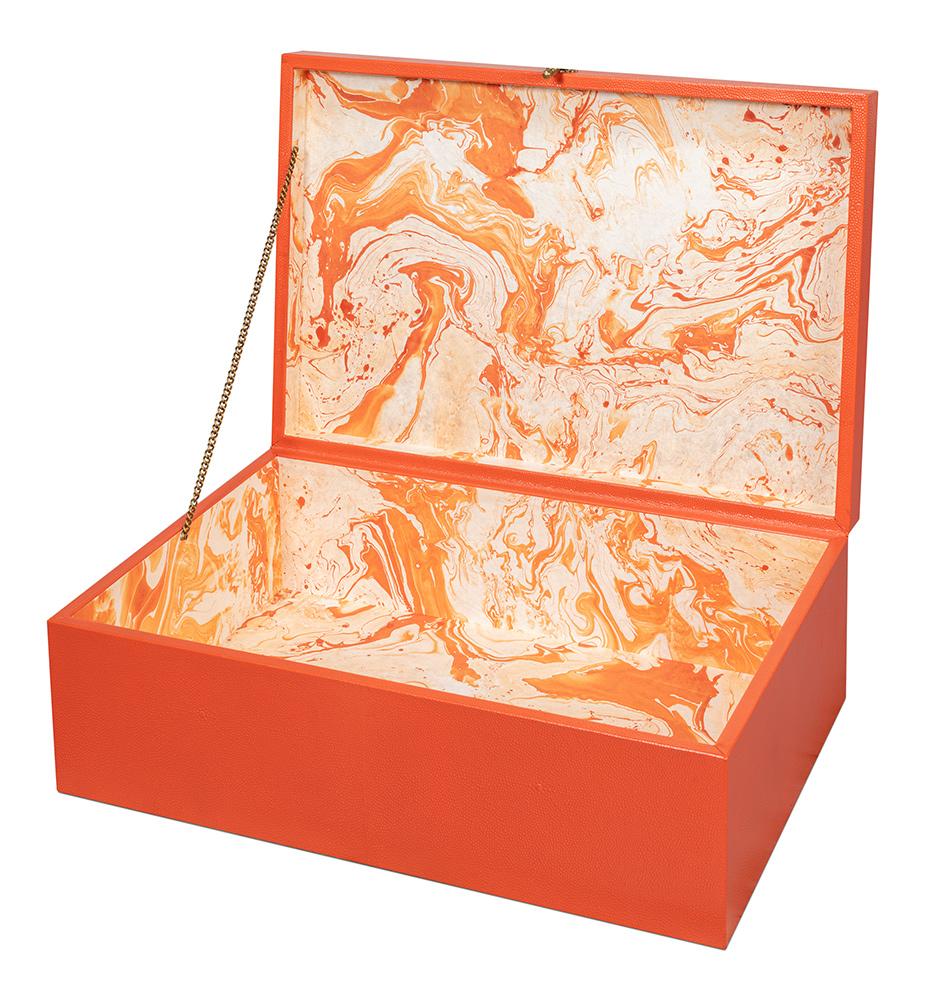 Sarreid Ltd - Cosmos Nesting Boxes,S/3 Orangeade - 54007-6 veiw 4