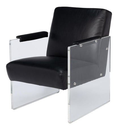 Sarreid Ltd - Holloway Armchair, Onyx Black - 54082 veiw 1