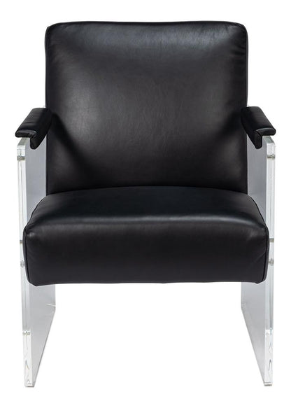 Sarreid Ltd - Holloway Armchair, Onyx Black - 54082 veiw 2