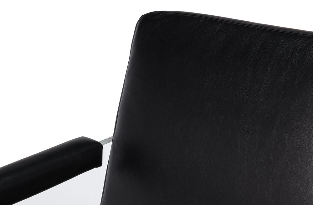 Sarreid Ltd - Holloway Armchair, Onyx Black - 54082 veiw 11