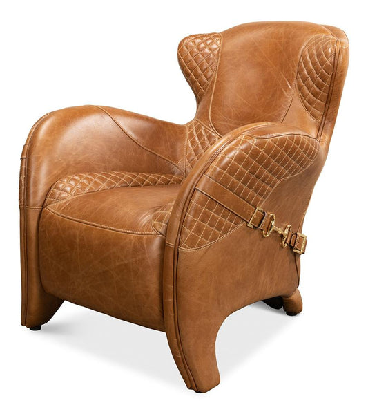 Sarreid Ltd - Hera Arm Chair - Brown - 29765 veiw 1