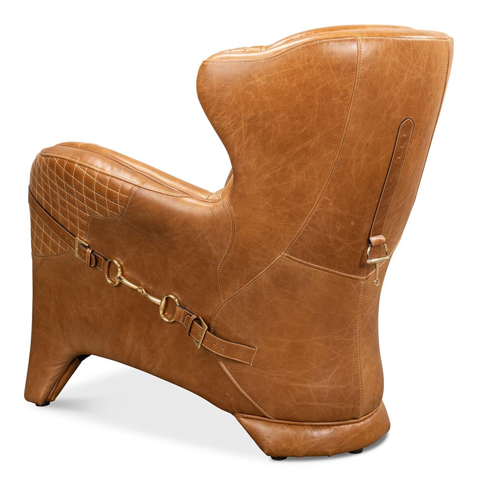 Sarreid Ltd - Hera Arm Chair - Brown - 29765 veiw 5