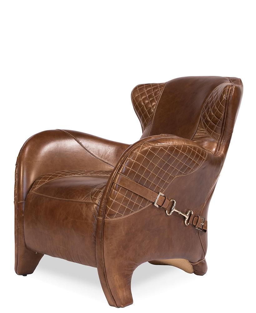 Sarreid Ltd - Hera Arm Chair - Brown - 29765 veiw 7